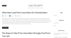 Desktop Screenshot of lawstudentatlast.com