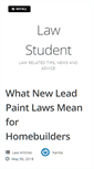 Mobile Screenshot of lawstudentatlast.com