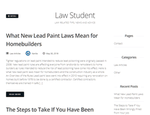 Tablet Screenshot of lawstudentatlast.com